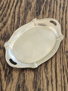 Antique Miniature William B. Meyers Sterling Silver Dollhouse Serving Tray